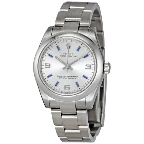 rolex oyster perpetual 31 silver